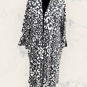 Honeyme cardigan, open front, women's size M